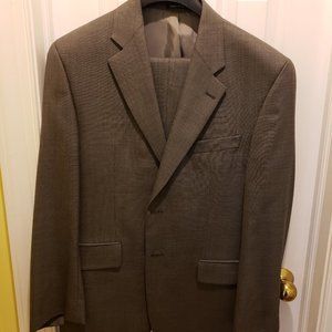 Ralph Lauren Taupe Suit (Jacket 42S,  Slacks 36-27.5)